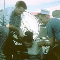 Fettig Helps Visitor